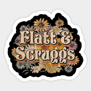 Personalized Scruggs Name Birthday Flatt 70s 80s 90s Styles Sticker